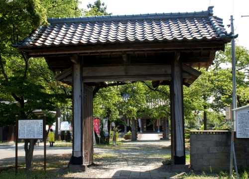 与板城大手門 与板 与板町 長岡市 新潟県