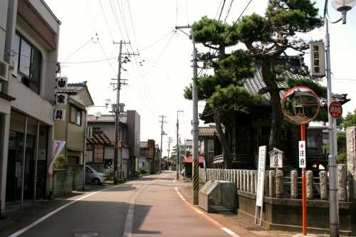 旧三国街道 下諏訪 燕市 新潟県