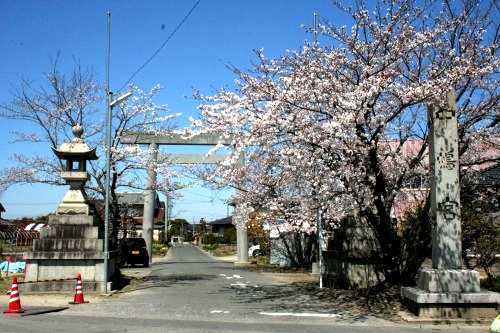 中嶋宮一の鳥居 中島道場 萩原町 一宮市 愛知県