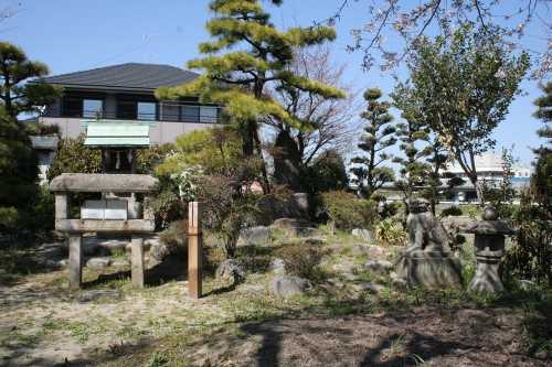 孝子佐吾平遭難遺跡 明地新田橋上南 一宮市 愛知県