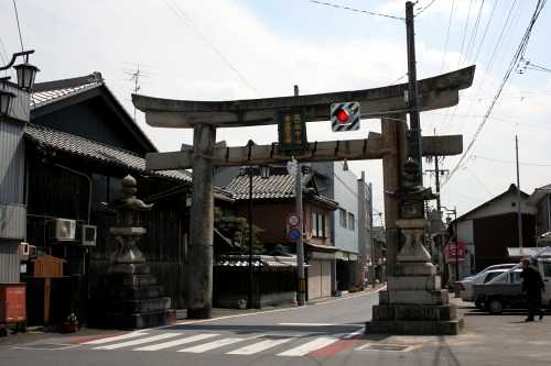 南宮大社大鳥居 垂井町垂井 不破郡 岐阜県