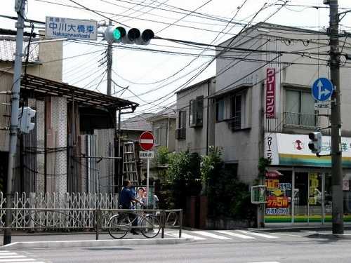 佐倉街道入り口 新宿 葛飾区
