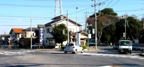 布施街道追分 根戸入口 布施 柏市
