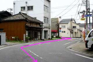 土浦宿 旧水戸街道道順 土浦
