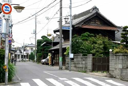 土浦一高前・旧筑波街道入口 真鍋 土浦