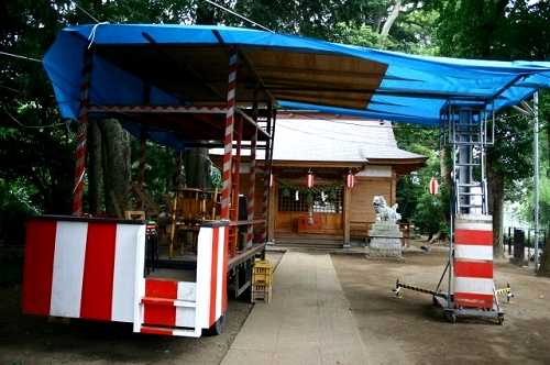 鹿島八坂神社 中貫 土浦