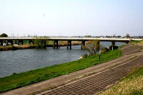 小貝川 文巻橋（ふみまきばし） 宮和田渡し付近