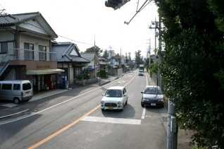 竹原歩道橋より竹原上郷方面