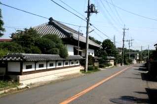 行里川（なめりかわ）町並み 石岡