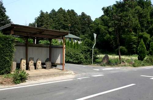 石碑群 旧道橋場美入口 小美玉市 茨城県