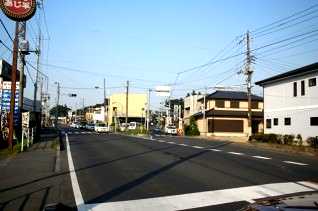 長岡Ｙ字路を右へ