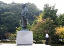 徳川光圀公像 偕楽園公園 水戸