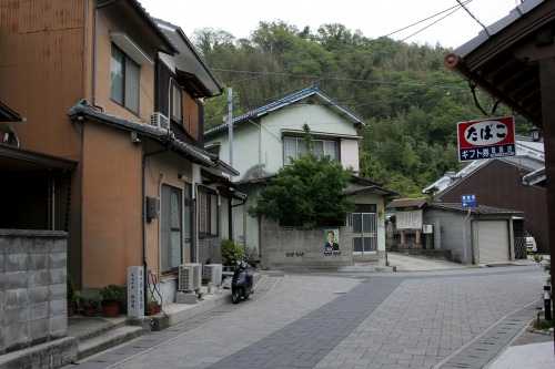 清十郎生家跡(左手前民家) 室津 たつの市 兵庫県