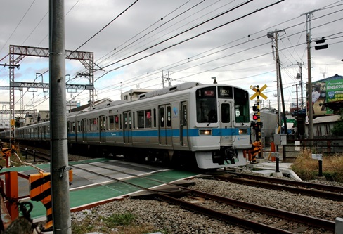 小田急江ノ島線・桜株踏切 福田 大和市 神奈川県