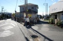 旧中原街道（右）・田村一里塚跡 田村５丁目 平塚市 神奈川県
