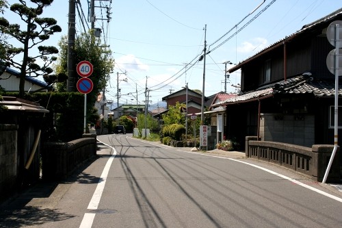 本田代官所跡（右手橋袂） 本田 瑞穂市 岐阜県