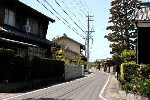 旧中山道 青野町 大垣市 岐阜県