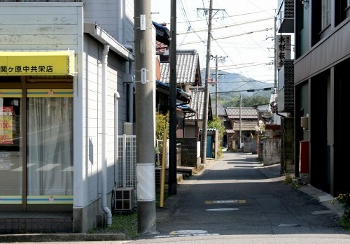 伊勢(牧田)街道起点 関ケ原 関ケ原町 不破郡 岐阜県