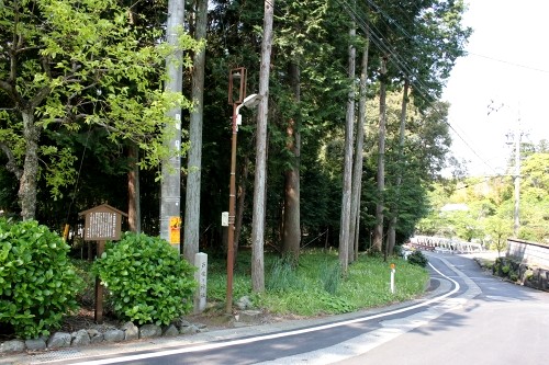 不破関西城門と藤古川 松尾 関ケ原町 不破郡 岐阜県