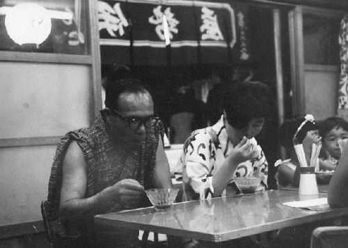 深谷 夏祭り 伊勢屋にて