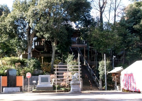 東間（あずま）富士塚・浅間神社 東間１丁目 北本市 埼玉県