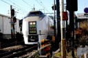 高崎線ビジネス特急「スワローあかぎ」試運転 吹上本町１丁目 鴻巣市 埼玉県