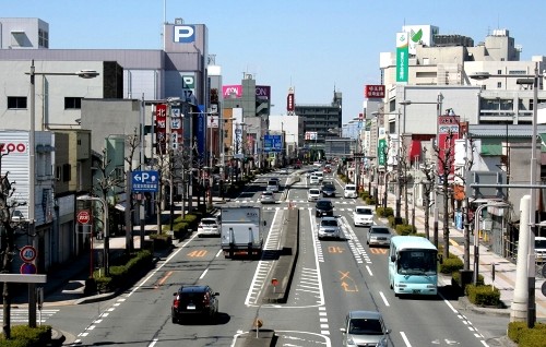 旧熊谷宿町並み 本町 熊谷市 埼玉県