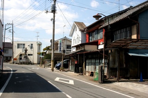 旧深谷宿西の常夜灯 田所町 深谷市 埼玉県