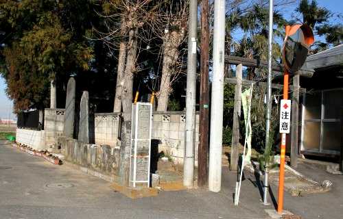 大杉神社・石碑群 発作 印西市 千葉県
