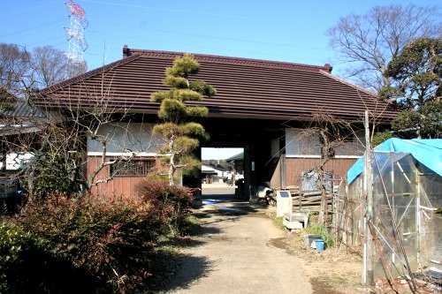 滝田家住宅長屋門 平塚 白井市 千葉県