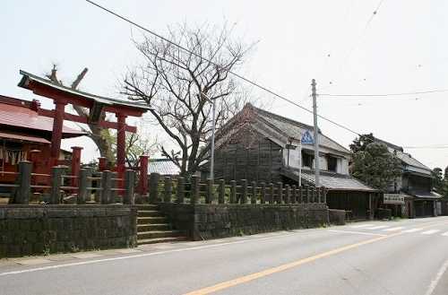 八坂神社 酒々井町並み