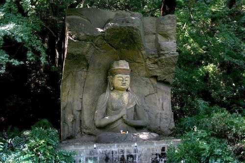 古園石仏大日如来像 複製 田町門跡付近 佐倉