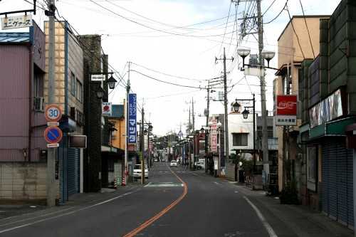 旧境宿町並（県道１２６号） 境町 猿島郡 茨城県