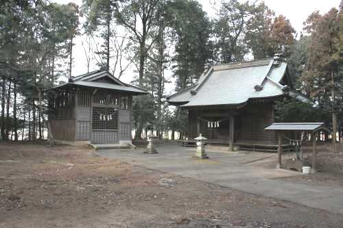 香取（右）・熊野（左）神社 武井 結城市 茨城県