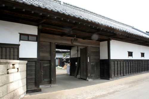 農家長屋門 田間 結城市 茨城県