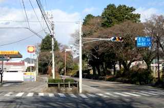 旧大谷道分岐点（山王団地入口） 富屋 宇都宮市
