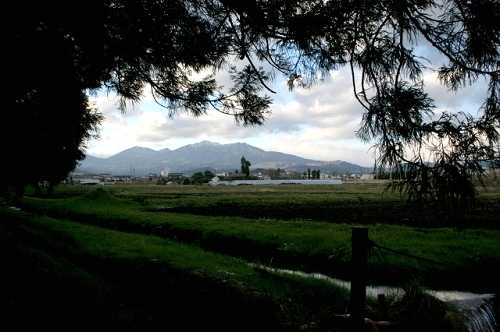 日光連山遠景 七本桜 日光市