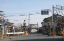 日光北街道 東部鬼怒川線踏み切り 大谷向 日光市