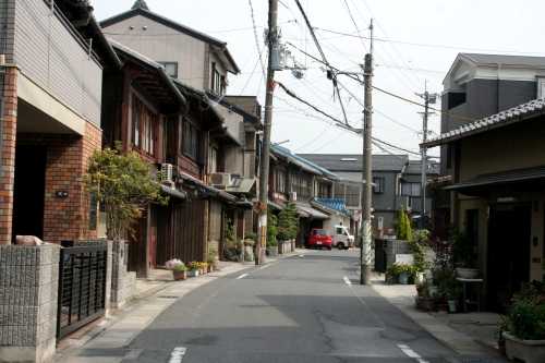 町並み 観音寺 大津市