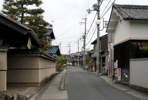 雄琴町並み 雄琴2丁目 大津市