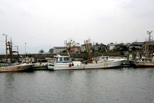 堅田漁港 浮御堂遠景 本堅田2丁目 大津市