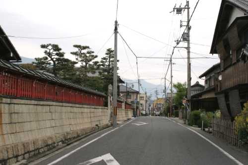 旧和邇宿町並み 和邇今宿 大津市