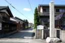 道標・郷社波爾布神社社標 新旭町饗庭 高島市 滋賀県