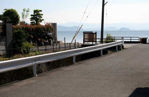 波布谷川河口 新旭町饗庭 高島市 滋賀県