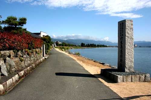 旧西近江路・木津浜 新旭町饗庭 高島市 滋賀県