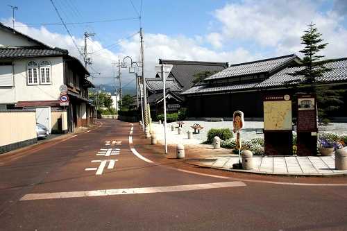 九里半街道起点 今津町今津 高島市 滋賀県