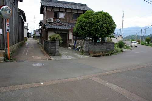 旧道合流点 マキノ町西浜 高島市 滋賀県