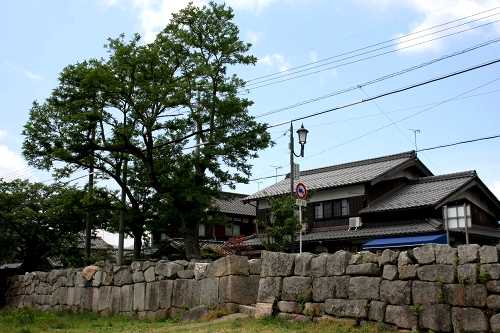 海津浜の石積み マキノ町海津 高島市 滋賀県
