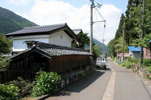 旧西近江路 マキノ町小荒路 高島市 滋賀県