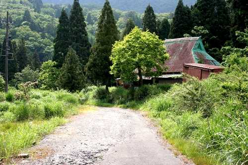 旧道 愛発（あらち）地区 山中 敦賀市 福井県